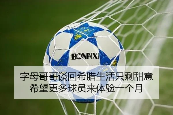 字母哥哥谈回希腊生活只剩甜意 希望更多球员来体验一个月 - Leyu